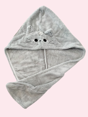Toalla microfibra de cabello Gato