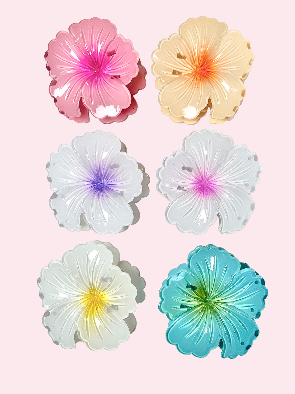 Hair Clip Caiman Flor Jamaica (Surtido)