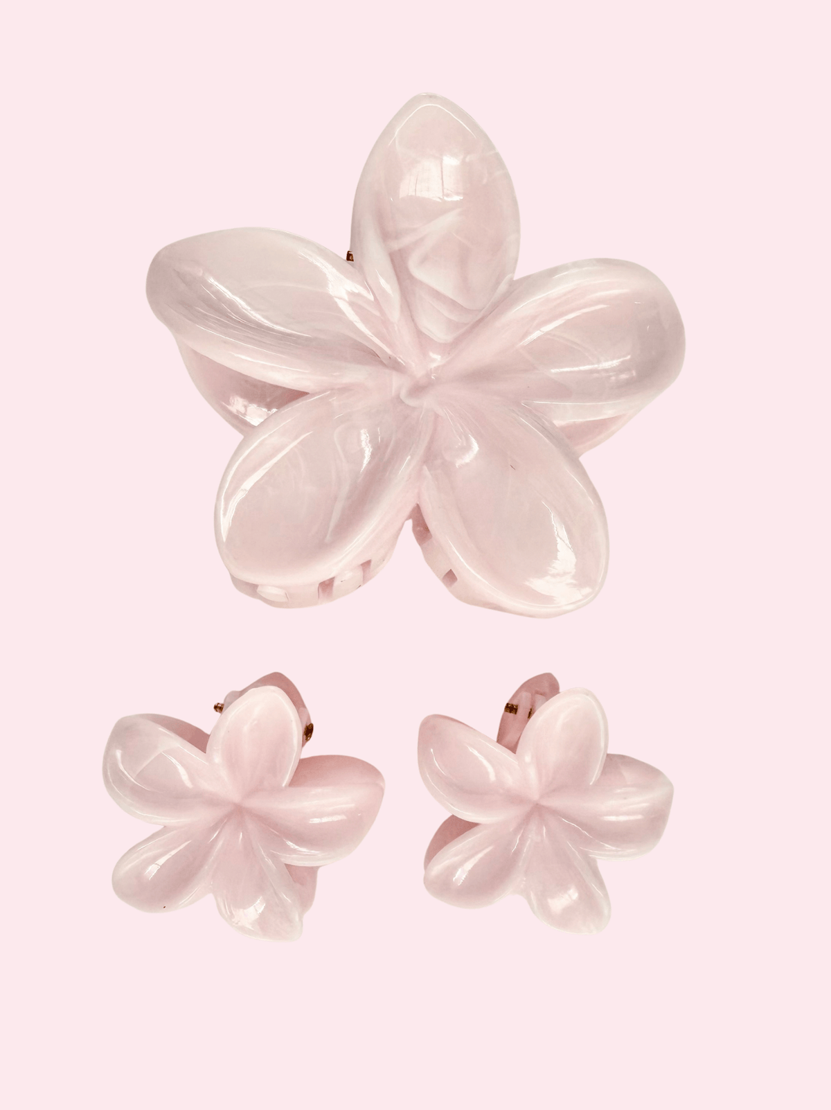 Set x3 Clips Flores